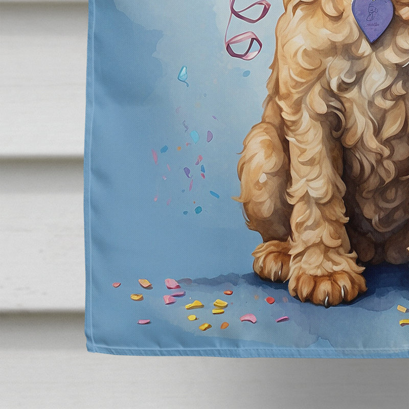 Drapeau «Happy Birthday House», Cockapoo
