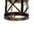 Alderley Sandy Black Outdoor Flush Mount