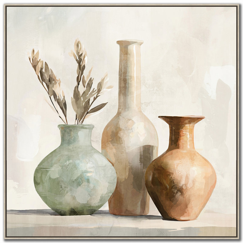 Rustic Vessels I Canvas Wall Art