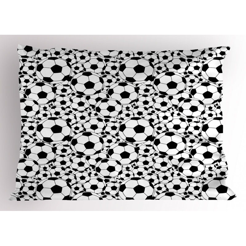 Soccer Polyester Sham Set, Queen