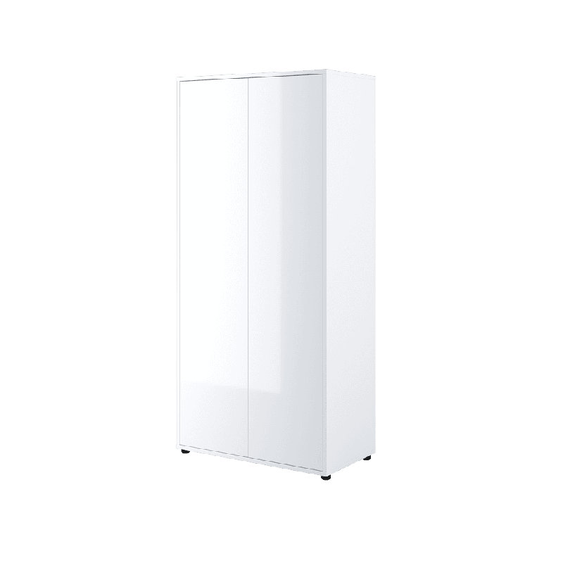 Alacia 2 Door Manufactured Wood Wardrobe, White Gloss