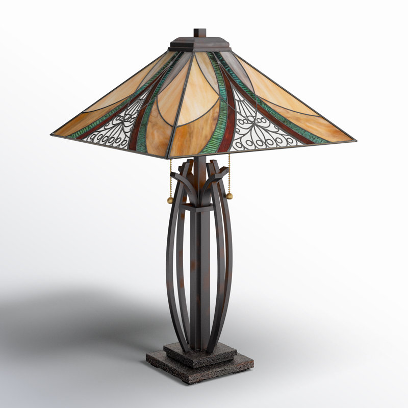 Lampe de table Valiant 24,75 po Alekya Tiffany