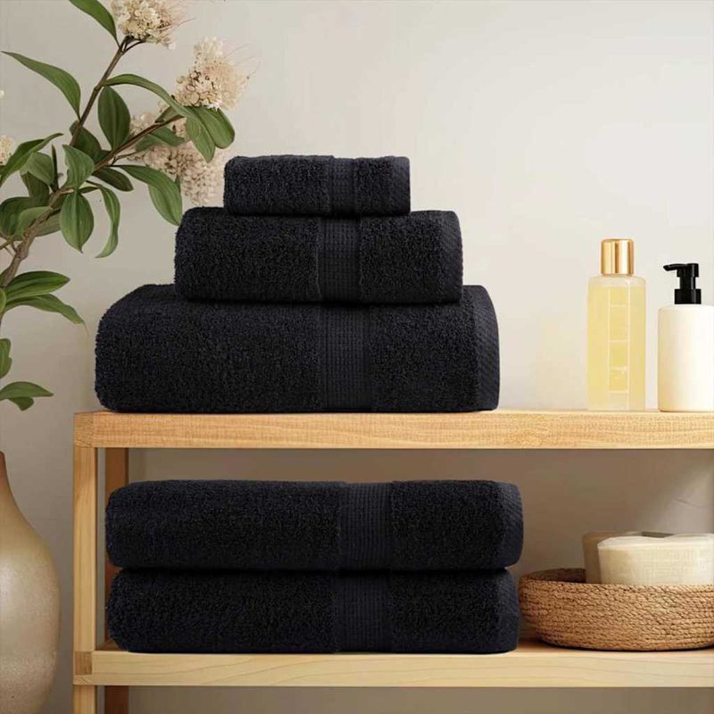 Washcloths Cotton, Black