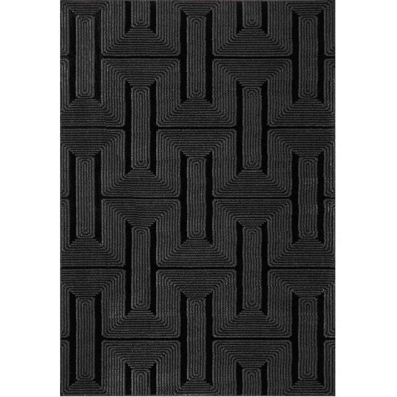 Luna Black, Rectangle 160 x 230 cm