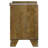 Henderson 1-Drawer LED Nightstand Bedside Table Medium Oak
