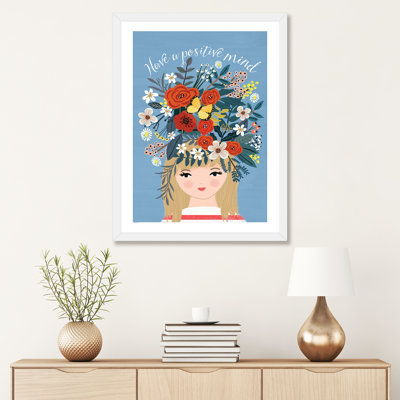 «Happy penséts» par Mia Charro - impression d'art graphique