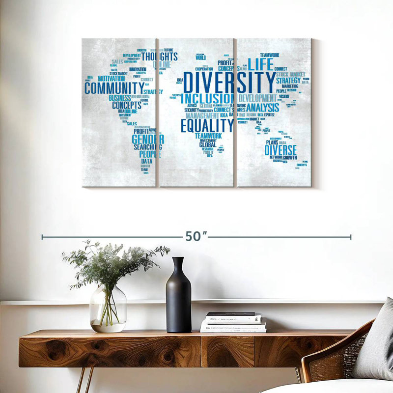 Khyia Work Dynamics Map, 24" H x 38" W