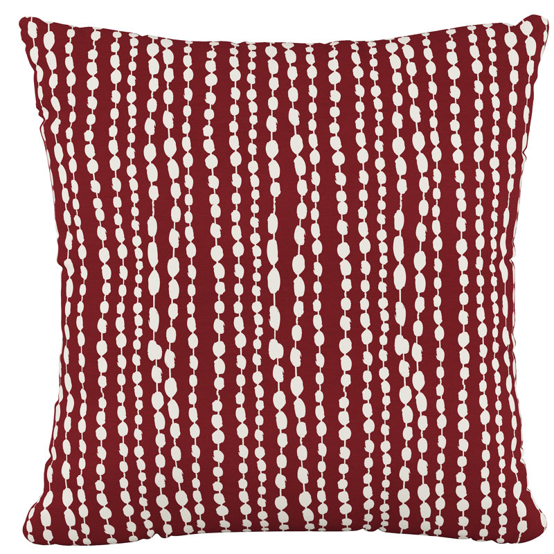 Striped Cotton Throw Pillow