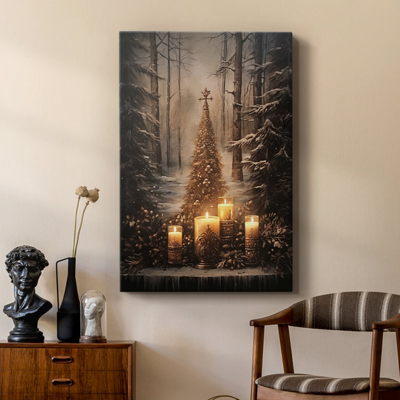 Fêtes de Noël, art Dxxx - galerie sur mesure, H 36 po x l 24 po