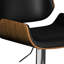 Tabouret de bar réglable Mid-Century rembourré Dixie