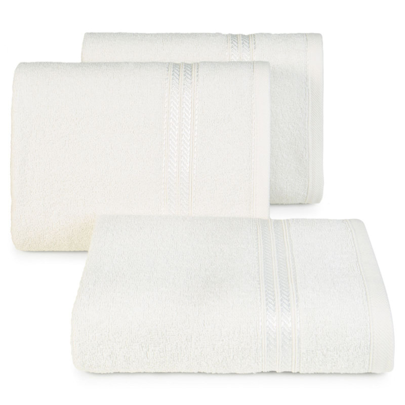 Hiranur Jacquard Hand Towel, Cream