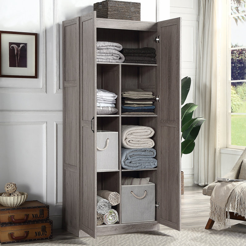 Armoire de rangement Hopkins, gris