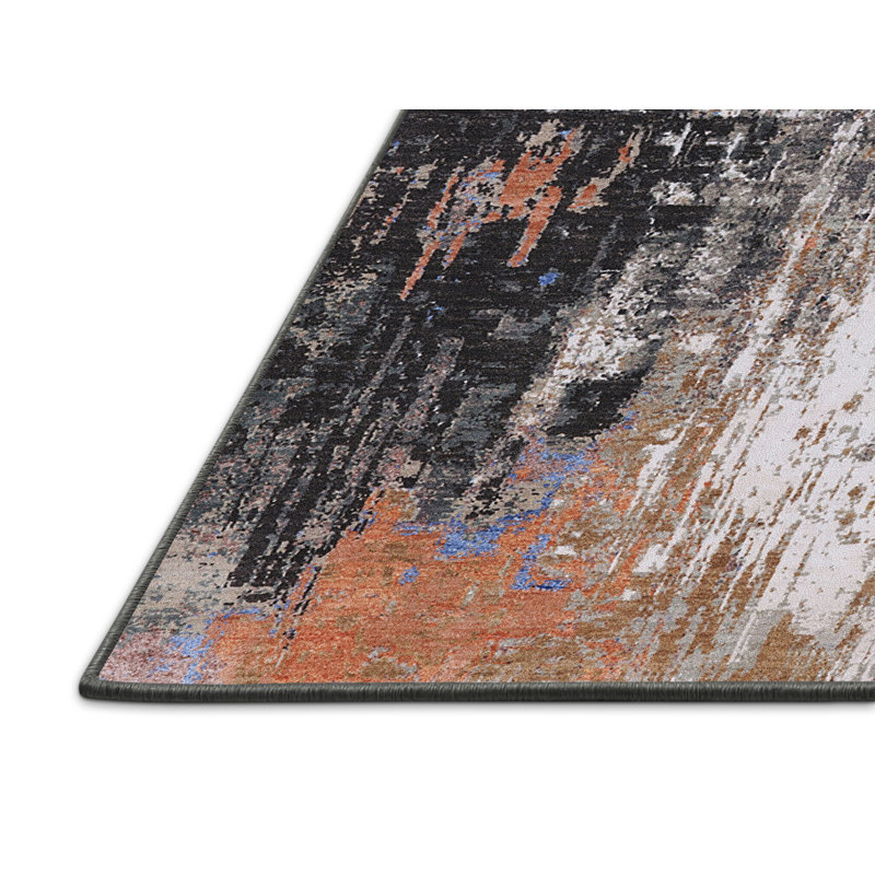 Tapis abstrait gris, Rectangle 6 pi x 9 pi