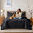 Floral Embossed Quilted Bedspread Set, Oversized and Lightweight Bedding Set with Pillow Shams-124091367-124091362