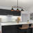 Germanton 3 - Light Black/Gold Kitchen Island Pendant Light