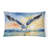 Gull Flying Low Throw Pillow-112679626