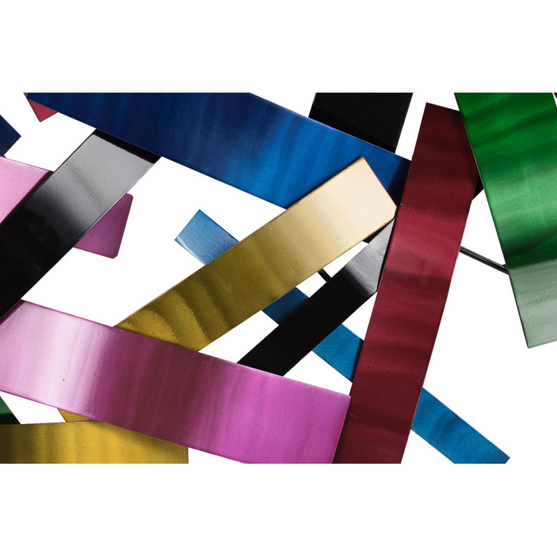 Handmade Modern Abstract Wall Decor on Metal