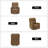 Chikako Genuine Leather Swivel Rocker Manual Recliner-78550777