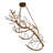 72" Long Winter Solstice 11 Light Chandelier