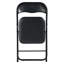 Gianetta 44cm H Upholstered Metal Side Chair in Black