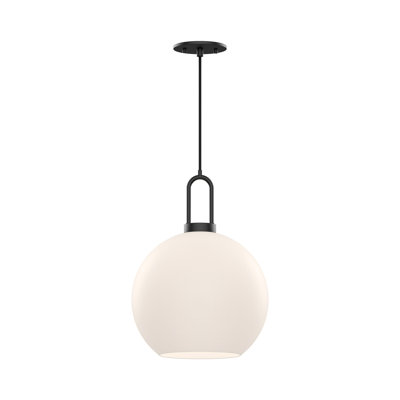 Luminaire suspendu en forme de globe à 1 lumière Soji