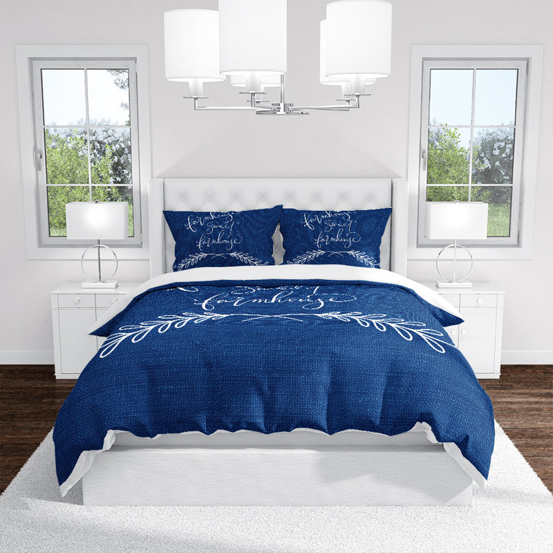  Ensemble de housse de couette Sweet, Housse de couette simple et 2 taies décoratives