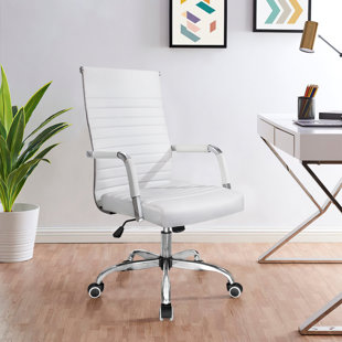 Belleze Padded Velvet Seat & Lumbar Support Back Office Chair