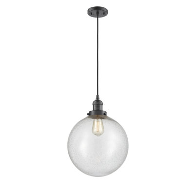 Luminaire sphère suspendu 1 lumières simple Lorene