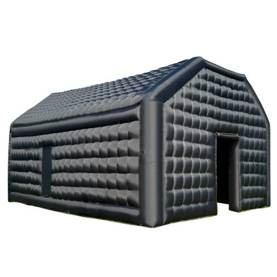 30' x 20' Black Inflatable Nightclub Tent Portable Party Tent with 2 Air Blowers