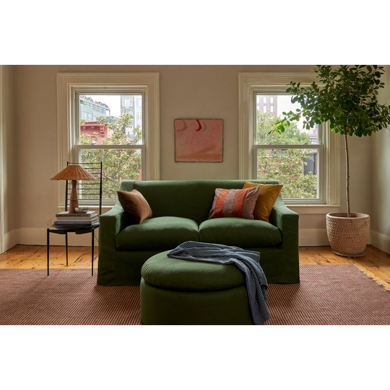 Evergreen Loveseat, Sand Hemp Blend