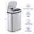 Steel Motion Sensor Kitchen Trash Can - 13 Gallons-70698881