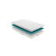 Matelas pour lit simple de 6 pouces en mousse viscoélastique imprégnée de gel, ferme, blanc, matelas dans une boîte