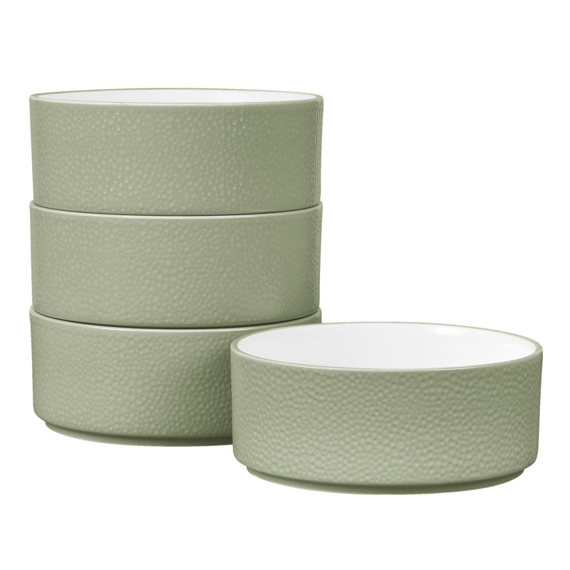 Bols à céréales Noritake Colortex Stone Stax, 6 po, 20 oz, Sauge