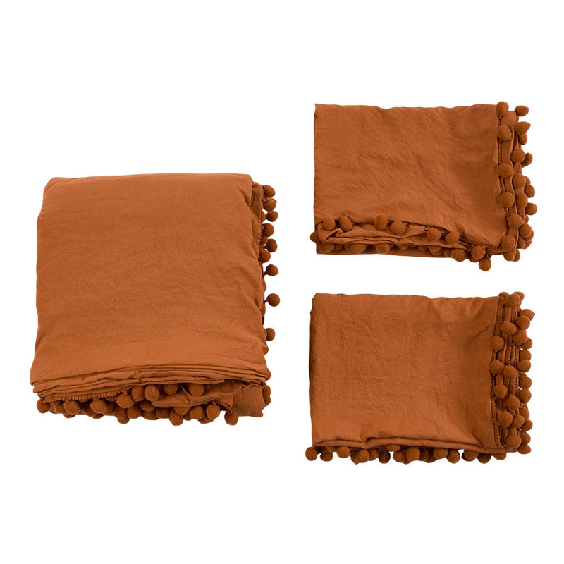 Standard Sheet Set, Orange, Double (4'6)