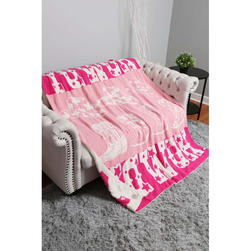 Jeté Howdy Cowgirl Luxury Soft - ROSE