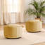 Savinien 74.8Cm Wide Velvet Round Footstool Ottoman with Storage-892658057