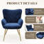 Fauteuil à oreilles Modern Velvet-2051586247