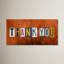 « remerciements », impression sur toile tendue-999131412