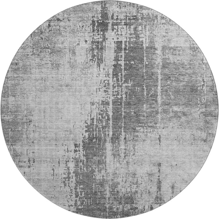 Premium Machine Washable Prisco Gray Rug
