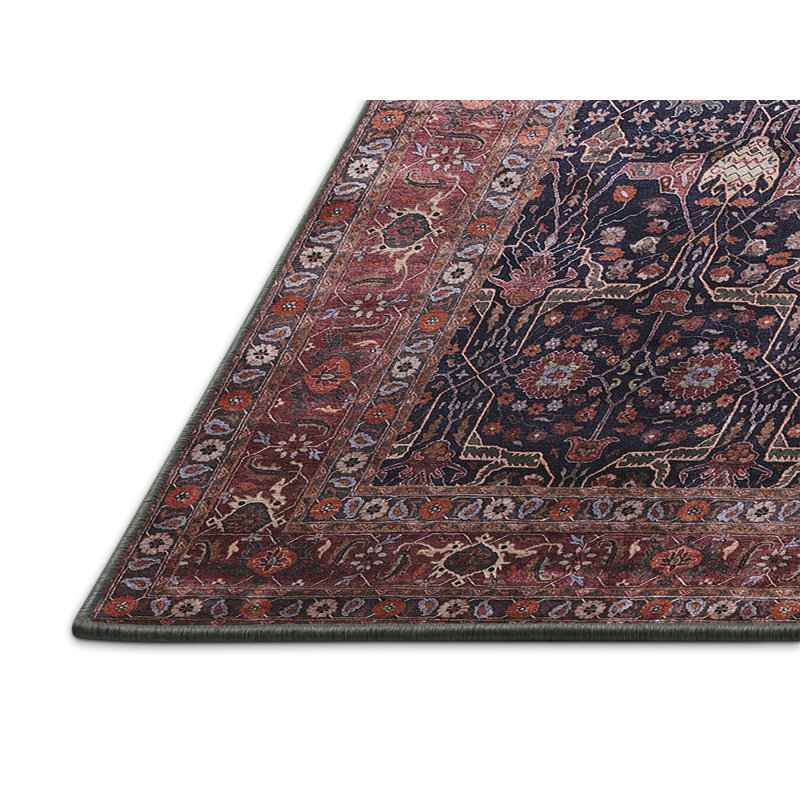 Tapis brun à motif oriental, Rectangle 8 pi x 10 pi
