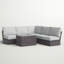 Ensemble de conversation pour 4 personnes avec coussins Widener | Pas d'assemblage-93651190