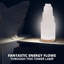 Lampe Himalayan Glow Selenite Crystal 20cm, avec base en bois et câble de charge USB pour la guérison
