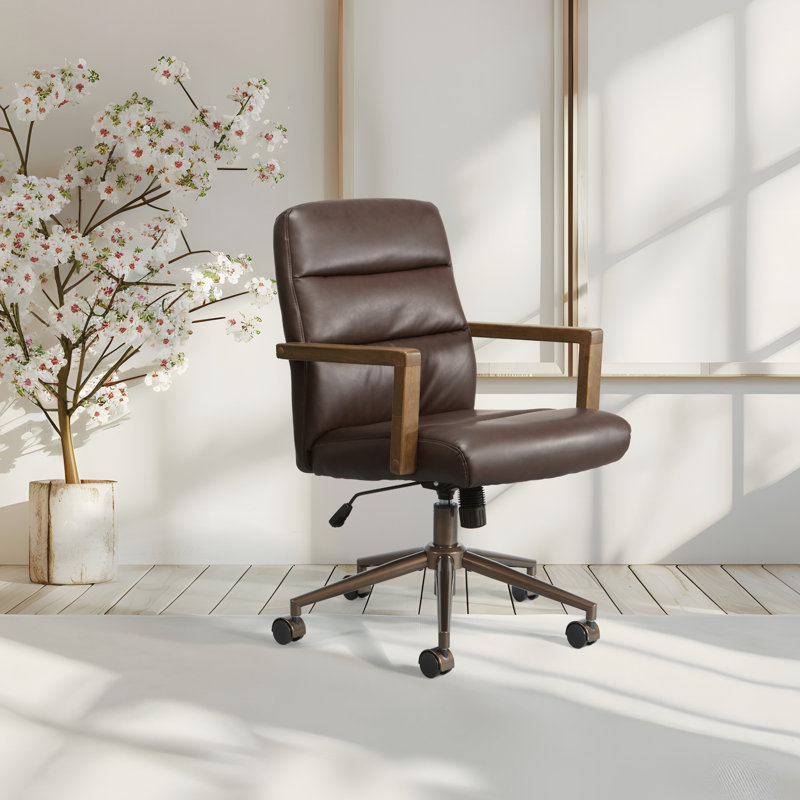 Chaise de bureau Henfield, Chocolat