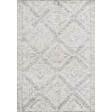 Hand-Knotted High-Quality Ivory/Gray Area Rug