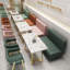 Banc rembourré en similicuir Farver-845796457