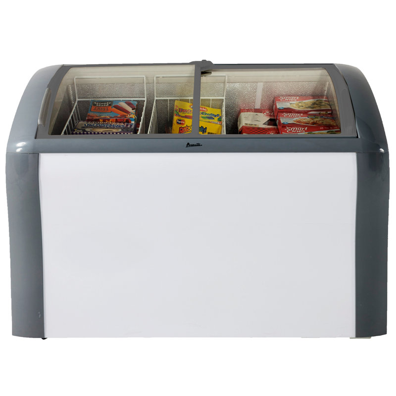Avanti 9.5 cu. ft. White Glass Top Commercial Freezer/Refrigerator