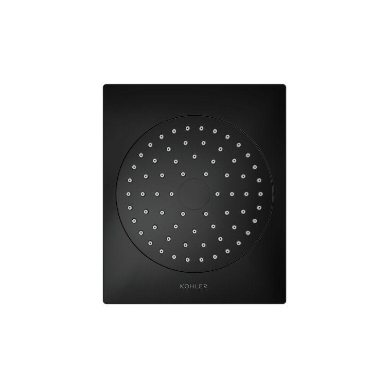 Loure Full/Standard Fixed Shower Head, Noir mat