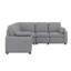 Canapé modulaire inclinable électrique 89 "avec ports USB, canapé modulaire avec deux tiroirs de rangement-1379834123