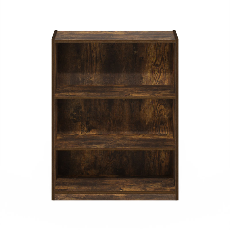 Stanwyck 62.99cm W Standard Bookcase, Amber Pine, (3 Shelves) 80.39cm H x 62.99cm W x 29.49cm D