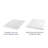 Plymouth Home Pillow Top King Mattress Topper - Plush and Supportive Baffle Box Down and Duck Featherbed with 4-Inch Gusset and Cotton Cover-19700019